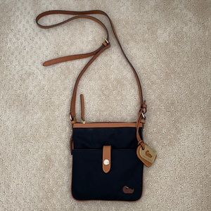 Dooney Bourke Black Nylon Crossbody Bag